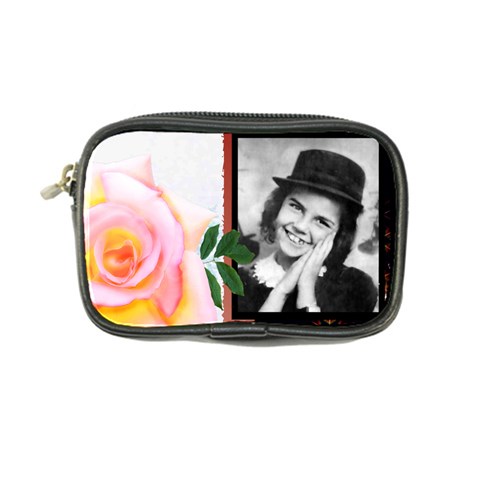 Pink Rose Change Purse By Kim Blair Front
