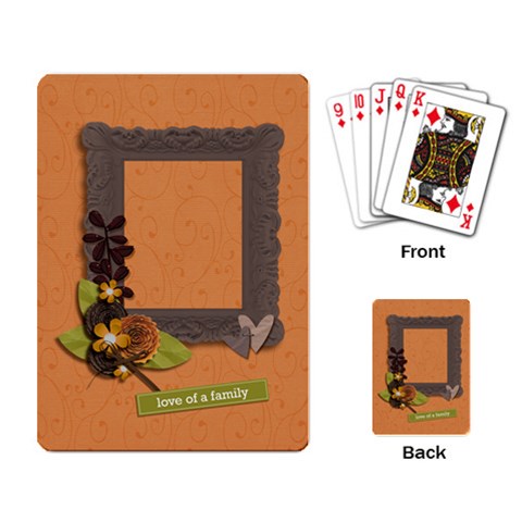 Playing Cards: Love Of Family By Jennyl Back