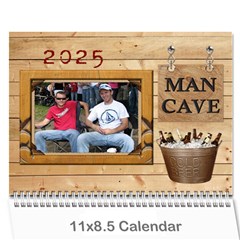 Man Cave 12 Month Calendar - Wall Calendar 11  x 8.5  (12-Months)