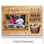 Man Cave 12 Month Calendar - Wall Calendar 11  x 8.5  (12-Months)