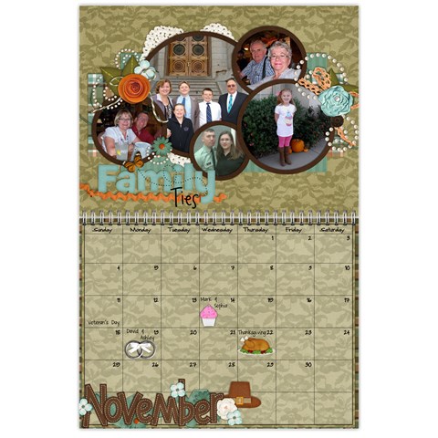 Gambell Family 2012 Calendar By Shanell Nov 2012