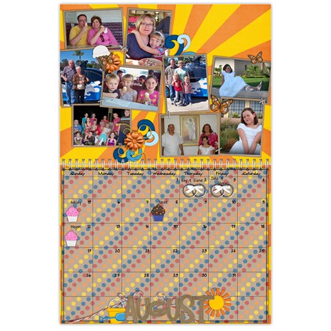 Gambell Family 2012 Calendar By Shanell Aug 2012