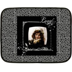 Back to Black Love Mini Fleece Blanket (4 styles) - Fleece Blanket (Mini)