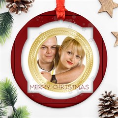 xmas - Round Ornament (Two Sides)