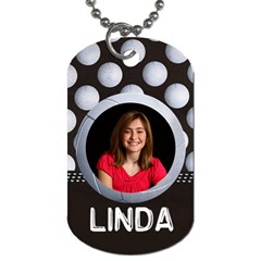 Volleyball- dog tag (2 sides) - Dog Tag (Two Sides)