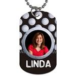 Volleyball- dog tag (2 sides) - Dog Tag (Two Sides)