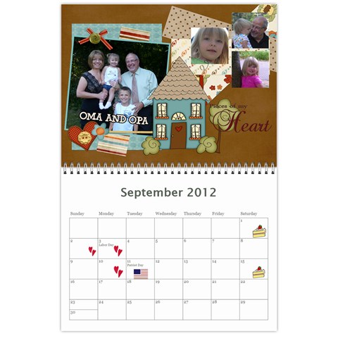 Opa And Oma Calendar By Heidi Groth Sep 2012