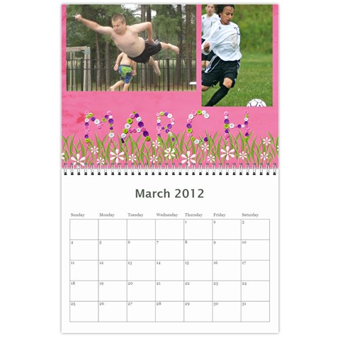 Guilliams Family Calander 2012 By Alexis Mar 2012