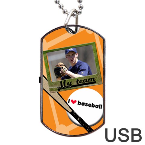 Baseball Usb 2 Sides By Carmensita Front