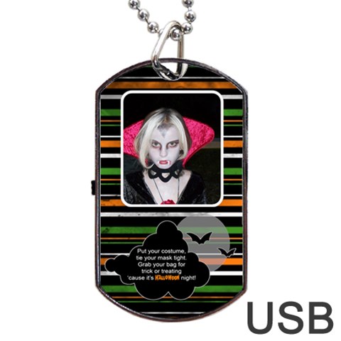 Halloween  Usb 2 Sides By Carmensita Front