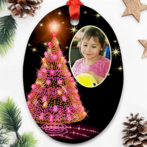 Candy Christmas Tree Ornament By Deborah Front