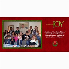 2011 Short xmas card - version 2 - 4  x 8  Photo Cards