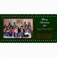 2011 Short xmas card - version 4 - 4  x 8  Photo Cards