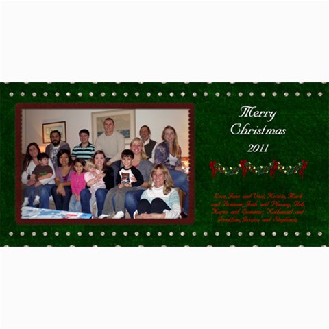 2011 Short Xmas Card 8 x4  Photo Card - 4