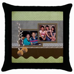 mhelan3 - Throw Pillow Case (Black)