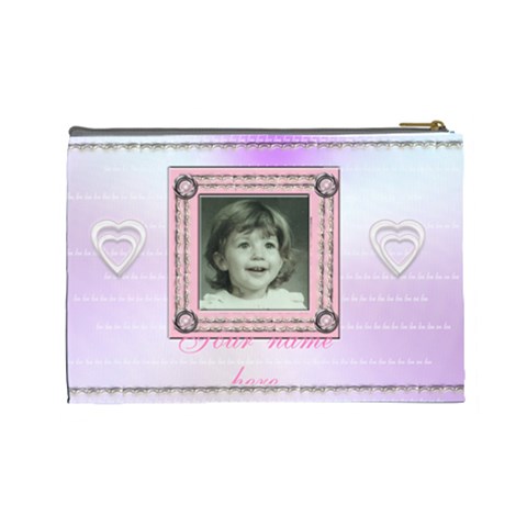 Stitched Frame Pink By Claire Mcallen Back