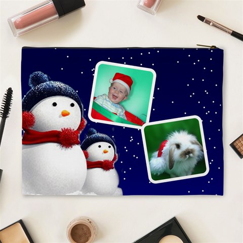 Christmas Things Cosmetic (xl) Bag 3 By Deborah Back
