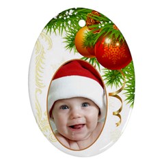 Christmas Oval (2 Sided) Ornament