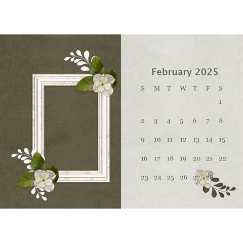 Desktop Calendar 8 5  X 6 : Our Family By Jennyl Feb 2025