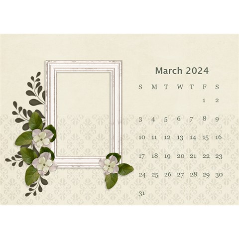 Desktop Calendar 8 5  X 6 : Our Family By Jennyl Mar 2024