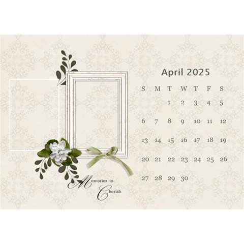 Desktop Calendar 8 5  X 6 : Our Family By Jennyl Apr 2025