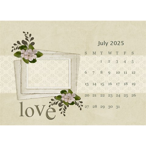 Desktop Calendar 8 5  X 6 : Our Family By Jennyl Jul 2025