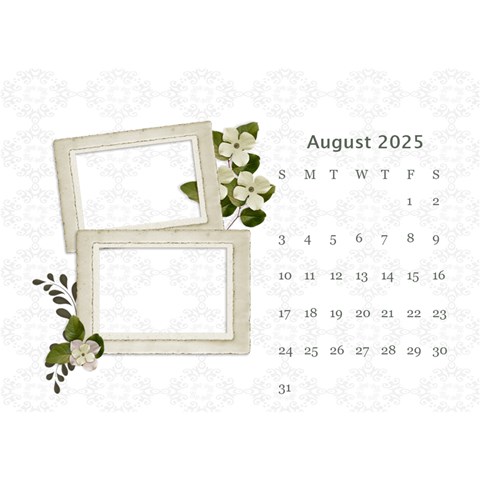 Desktop Calendar 8 5  X 6 : Our Family By Jennyl Aug 2025