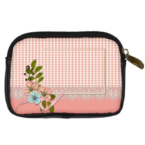 Digital Camera Leather Case: Loving By Jennyl Back