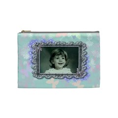 pink purple butterfly - Cosmetic Bag (Medium)