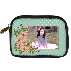 Digital Camera Leather Case : Garden of Flowers2