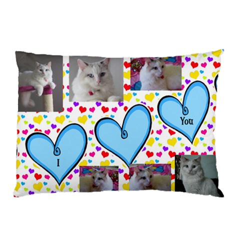 I Love You Pillow Case By Deborah 26.62 x18.9  Pillow Case