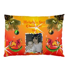 First Christmas Pillow Case