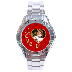 Love u Analogue Watch - Stainless Steel Analogue Watch Love u Analogue Watch - Stainless Steel Analogue Watch