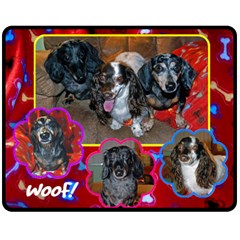 Janines Puppies - Fleece Blanket (Medium)