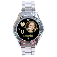 Gold Love u Analogue watch - Stainless Steel Analogue Watch Gold Love u Analogue watch - Stainless Steel Analogue Watch
