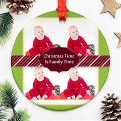 christmas  - Round Ornament (Two Sides)