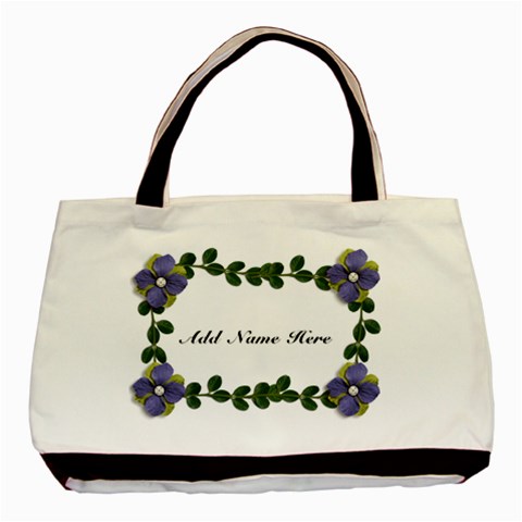 Classic Tote Bag: Vines And Flowers By Jennyl Front