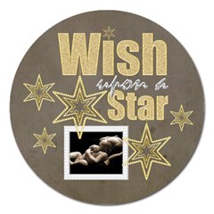 Wish Upon a Star 5 inch Magnet - Magnet 5  (Round)