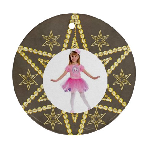 Wish Upon A Star Double Sided Round Ornament By Catvinnat Back