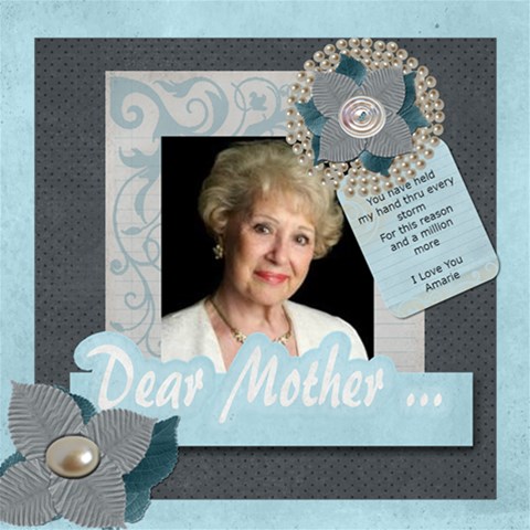 Frost Bitten Scrap Book Pages By Amarie 12 x12  Scrapbook Page - 6