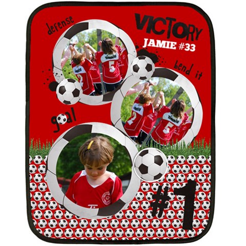 Soccer/football 35 x27  Blanket