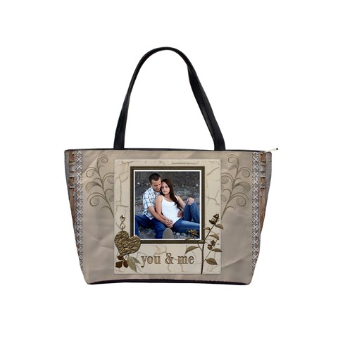 You And Me Classic Shoulder Handbag By Lil Front