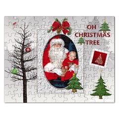 Christmas Tree Rectangle Jigsaw Puzzle - Jigsaw Puzzle (Rectangular)