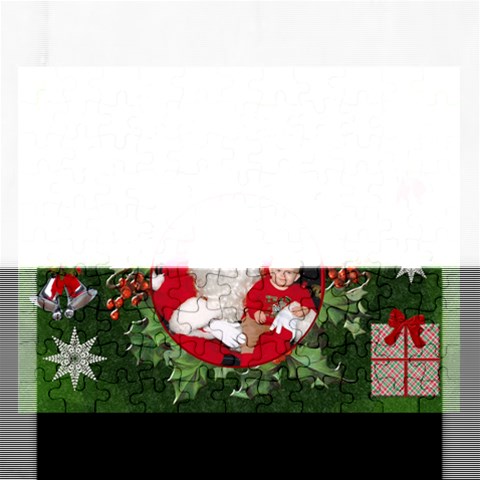 Christmas Rectangle Jigsaw Puzzle By Lil Front