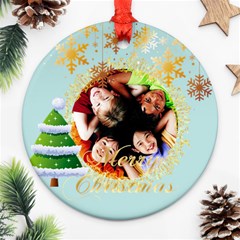 xmas  - Round Ornament (Two Sides)