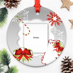 xmas  - Round Ornament (Two Sides)