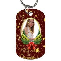 merry christmas - Dog Tag (Two Sides)