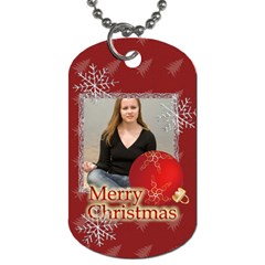 merry christmas - Dog Tag (Two Sides)