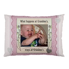 Grandmas Pink Pillow Case