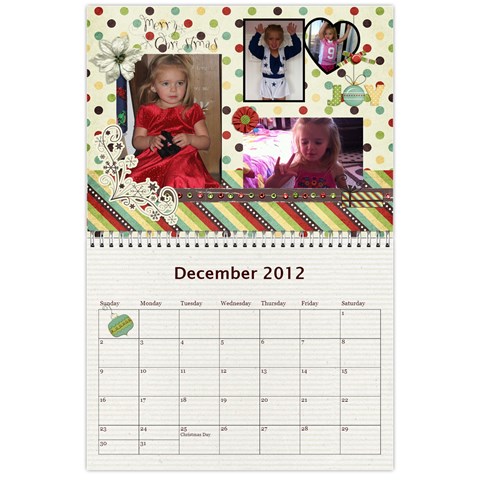 2012cal By Yvette Mouer Dec 2012